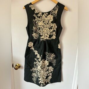 J. Crew Floral Embroidered Sleeveless Dress